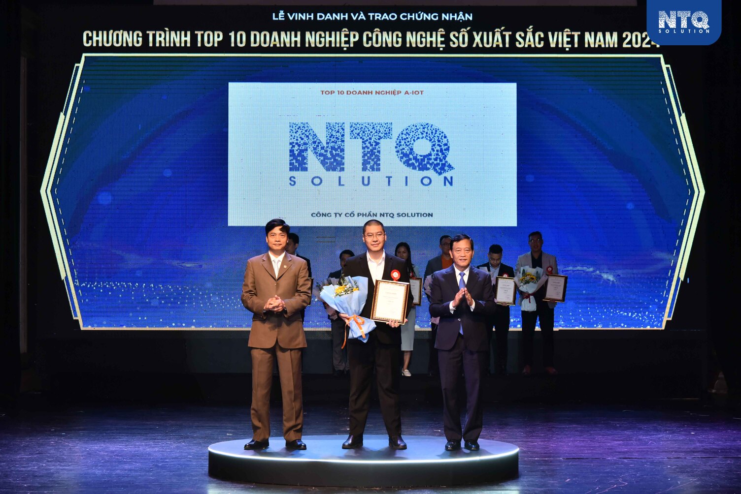 Mr. Luc Hoang Long - Co-founder of NTQ Solution - Received The A-IoT Award