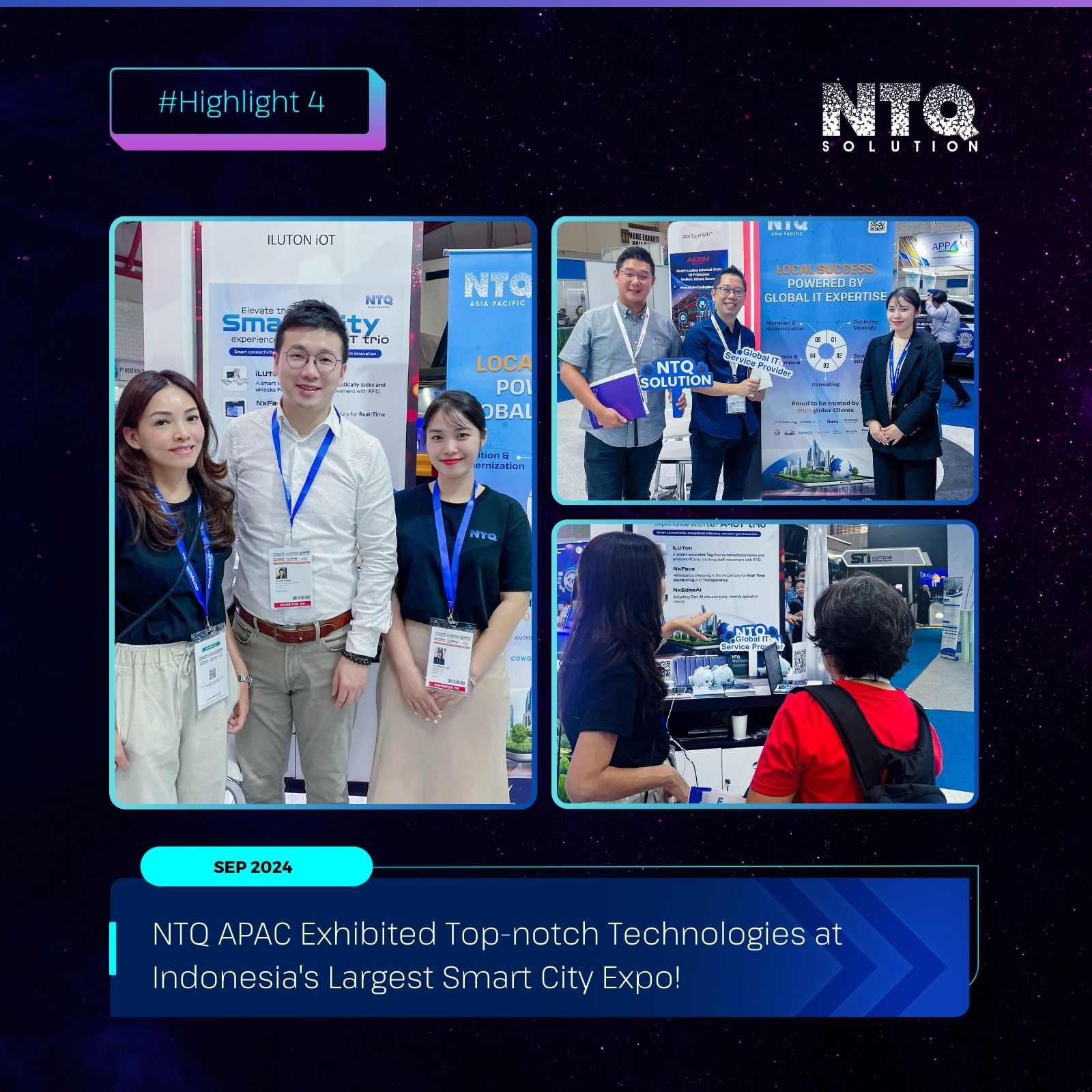 NTQ APAC exhibited top-notch technologies at Indonesia's Largest Smart City Expo