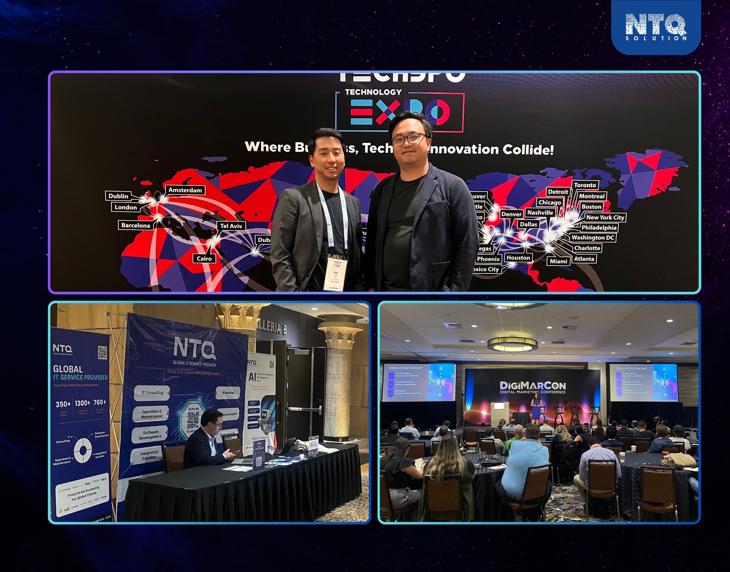 Key moments of NTQ America's Presence at TECHSPO 2024