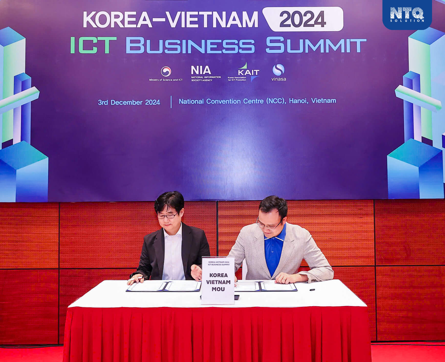 Companies' Representatives At The Signing Table