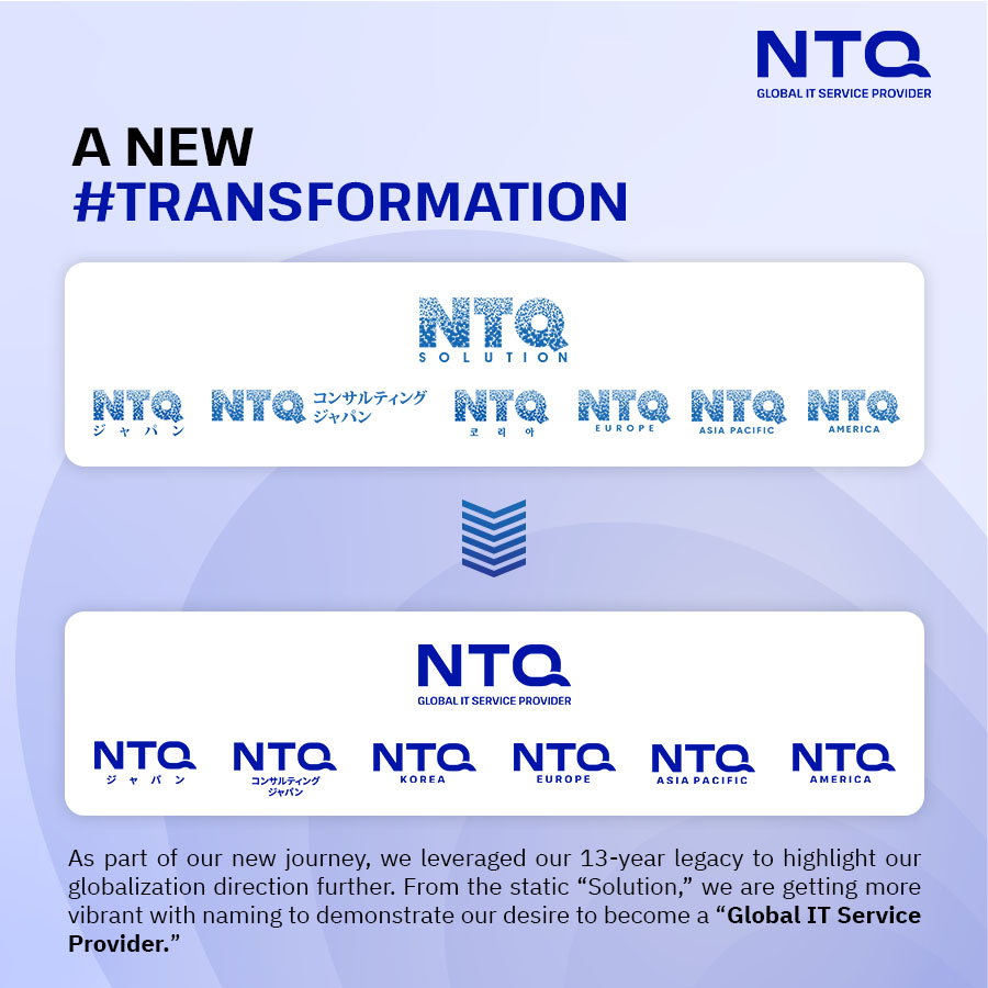 NTQ Logo Brand Transformation